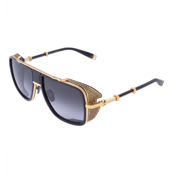 okulary przeciwsłoneczne balmain paris BPS-104A GLD-BLK półprofil