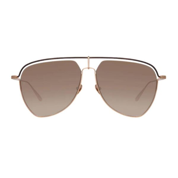 okulary przeciwsłoneczne aviator linda farrow LFL 1205 C2 ALMO front